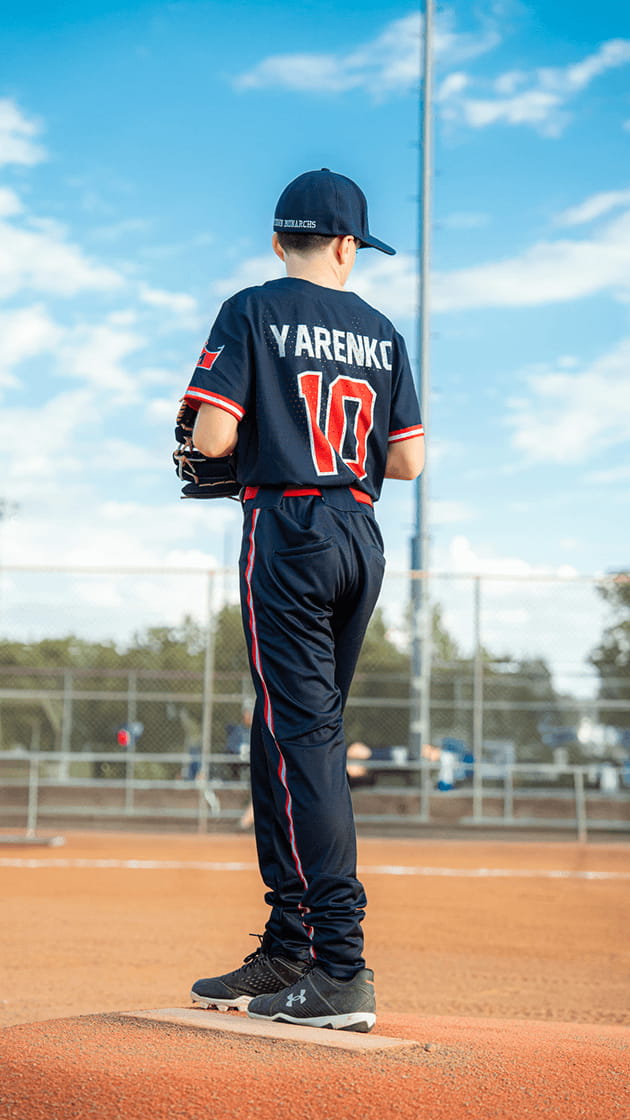 Midtown Monarchs baseball player